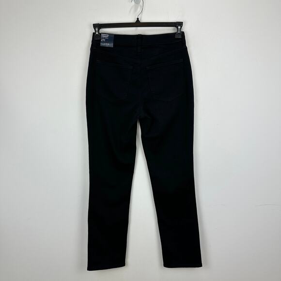 J.Crew Tall Essential Straight Jean All Day Stretch High Waist Black US 27 NWT - Picture 10 of 13